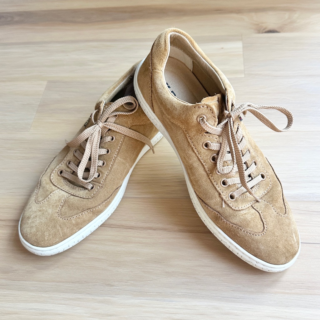 Piloti Shift Tan Italian Suede Men’s Size 7 Driving Shoe Sneaker Racing Comfort